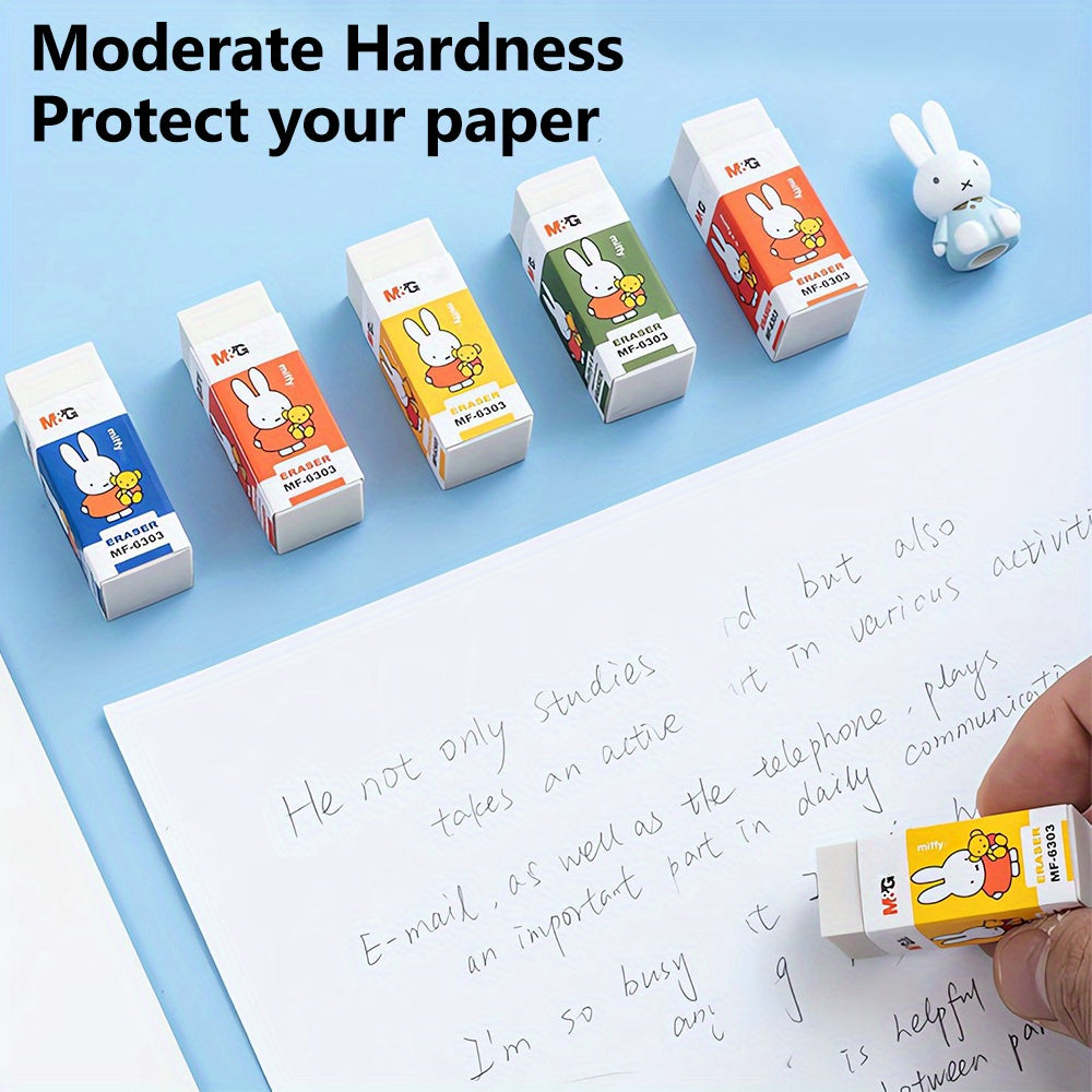 1pc Eraser for Exam and Drawing, Clean Erasing No Trace, Random Color, Student Stationery School Supplies by M&G