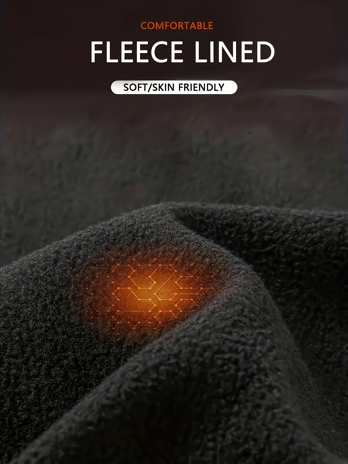 2pcs PARIS Logo Thermal Set, Mountain Climbing Fleece Base layer - Plush Thick & Soft, Heavy Plush Fleece. Thermal Wear.