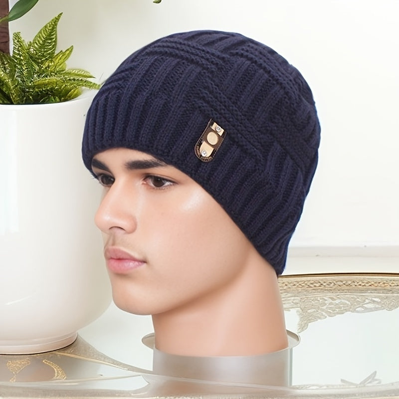 Skullies Beaines Unisex Cable-Knit Beanie Hat