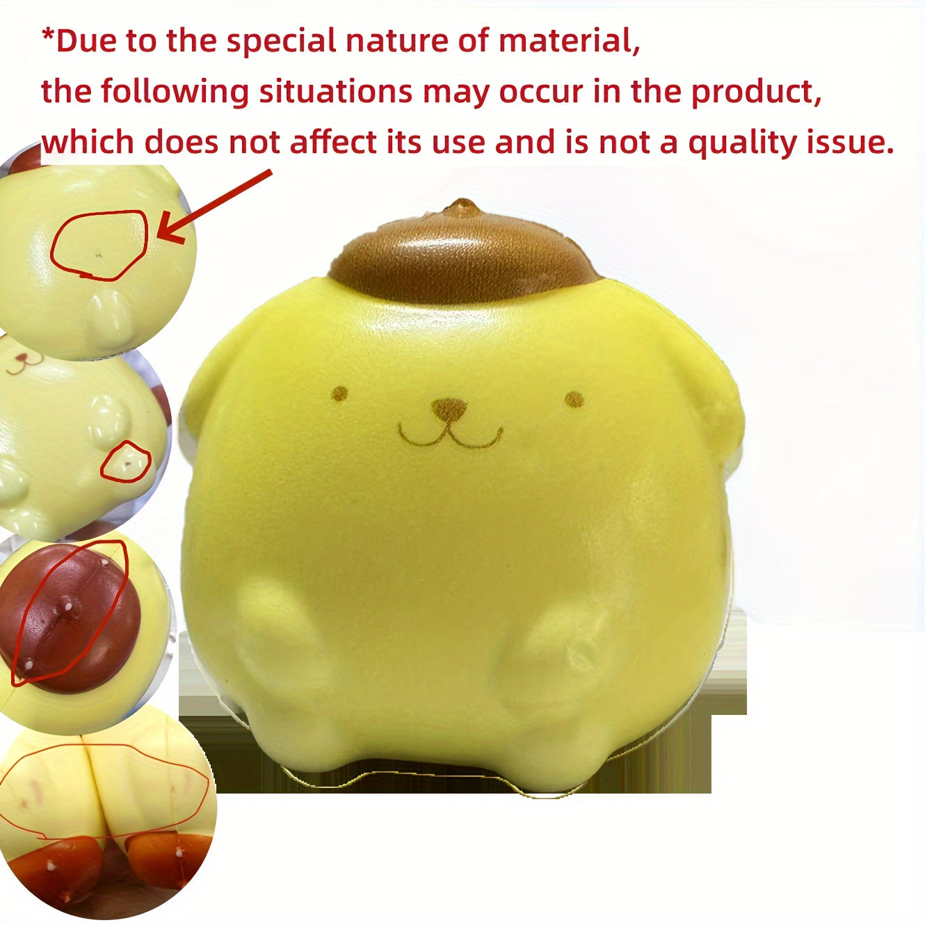 Sanrio Kawaii Melody Decompression Black Beauty Cinnamoroll Babycinnamoroll Squishy Cartoon Hand Pinch Toy, Hot Plastic Polyurethane Material, Mixed Colors, Healing Gift for Ages 14+