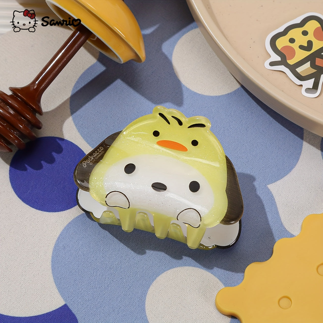 6pcs Sanrio's Hello Kitty and Friends 3D Hair Clip - Cute Cat, Dark Beauty, Melody Design - Acrylic Hair Clip Suitable for Birthday Gifts, Family, Friends, and Classmates, Cute Hair Accessories