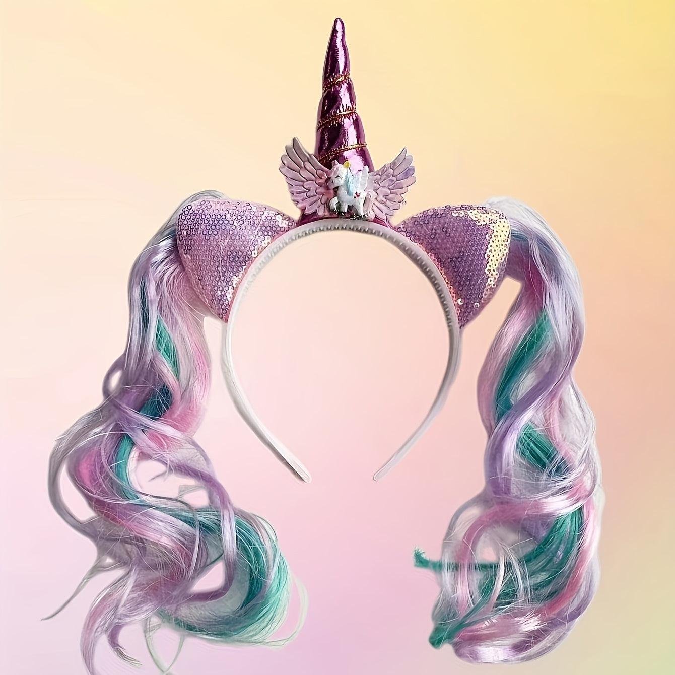 1pc Unicorn Birthday Party Decoration Headband, Holiday Accessories