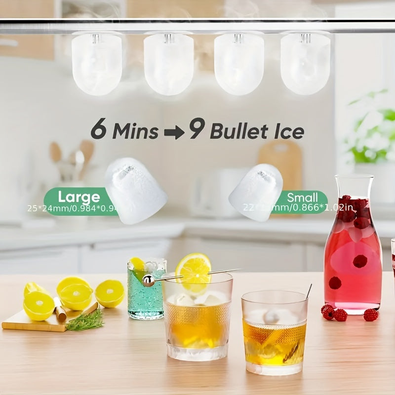 48-Cube Ice Maker with Easy-Press Lid