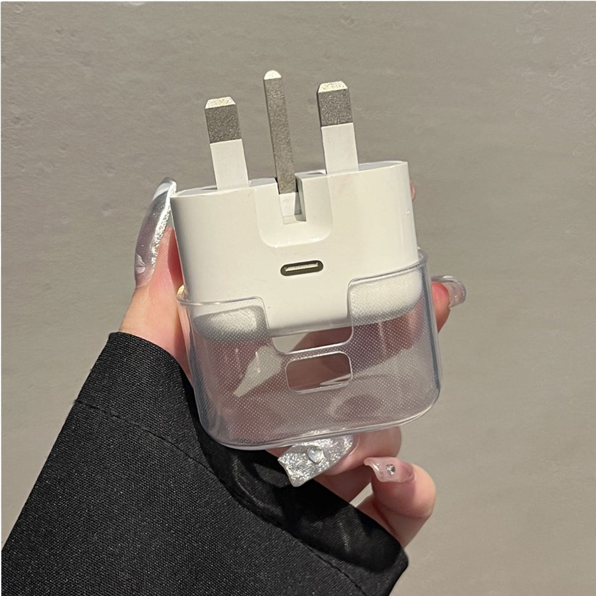 3pcs Panda Charger Case Set for iPhone