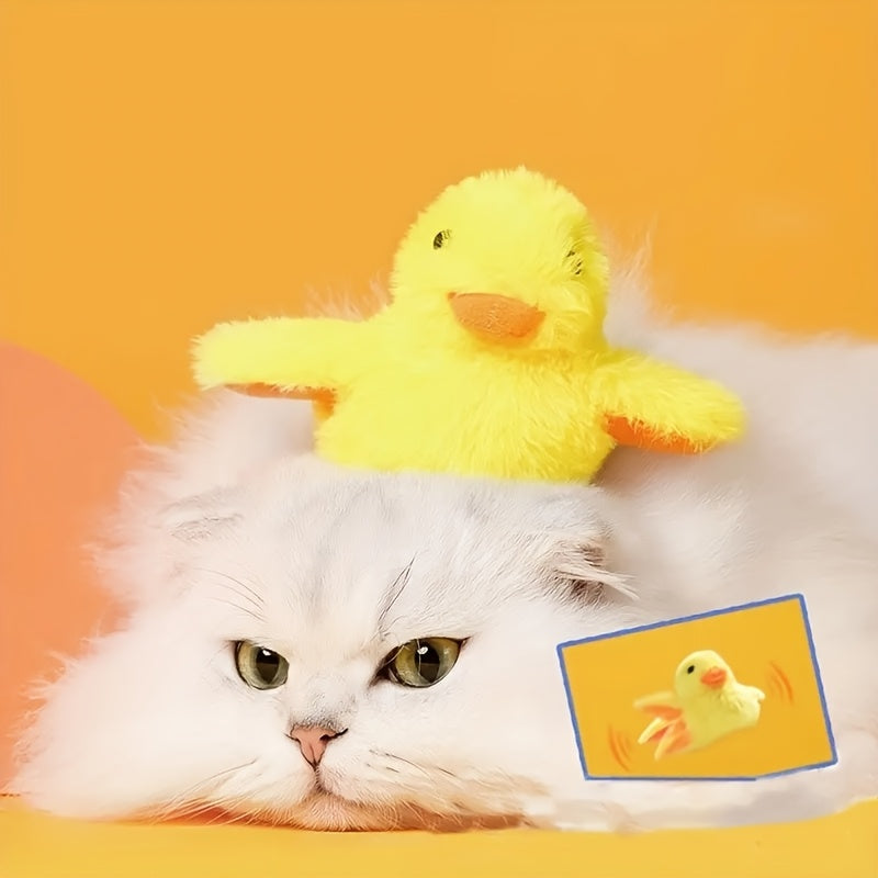Interactive Plush Duck Toy – Soft, Durable, USB Rechargeable, Pet Fun