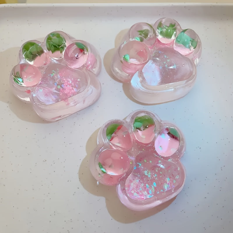 [Relax Toy] Colorful Silicone Nenuole Relax Toy | Strawberry Cat Claw Mud Texture