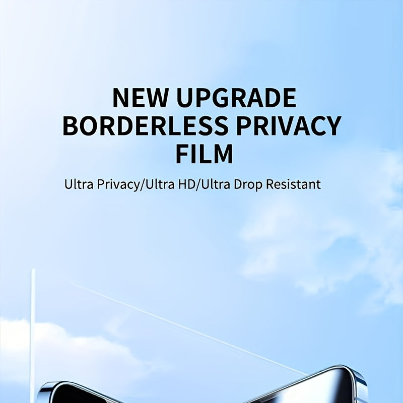 [Privacy Screen] 3pcs Full Cover Privacy Screen Protector | for iPhone 11 12 13 PRO MAX, iPhone 14 Pro 15 Pro Max, iPhone 14 Plus 15 Plus | Tempered Glass Privacy Glass Film