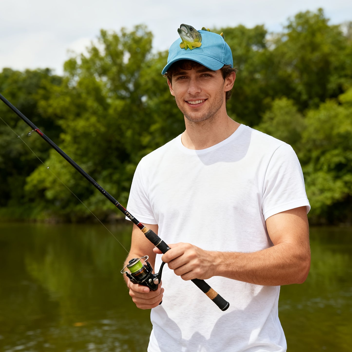 Whimsical 3D Animal Trout Decorative Unique Headwear