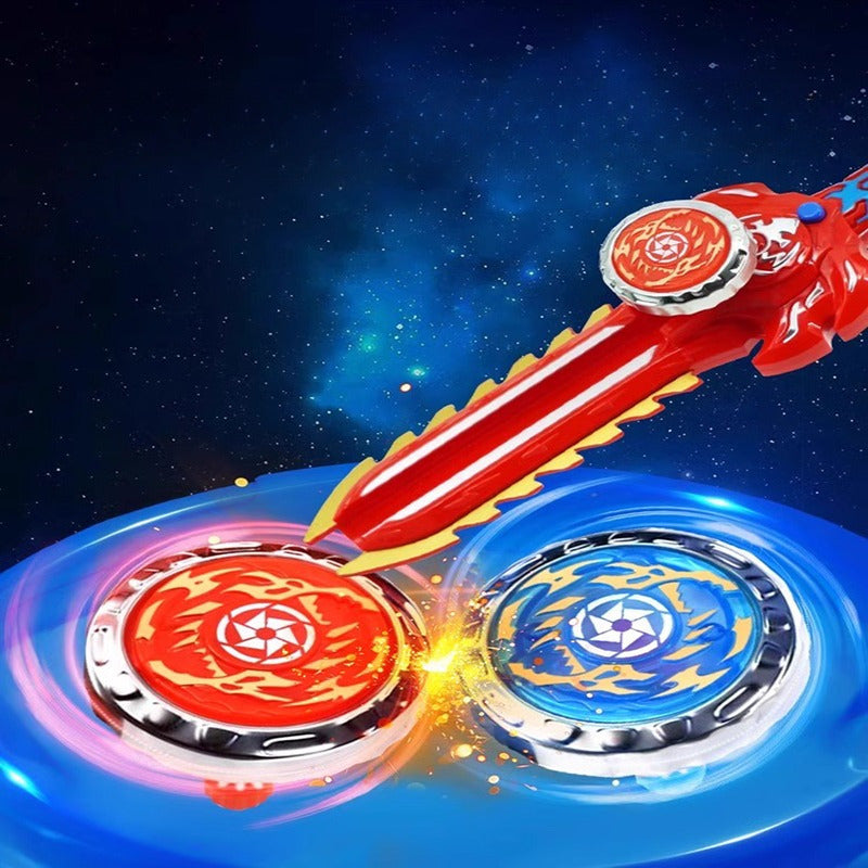 Battle Ready Luminous Gyro Sword Toy - Multiplayer Duel Spinning Top, Suitable for Teenagers