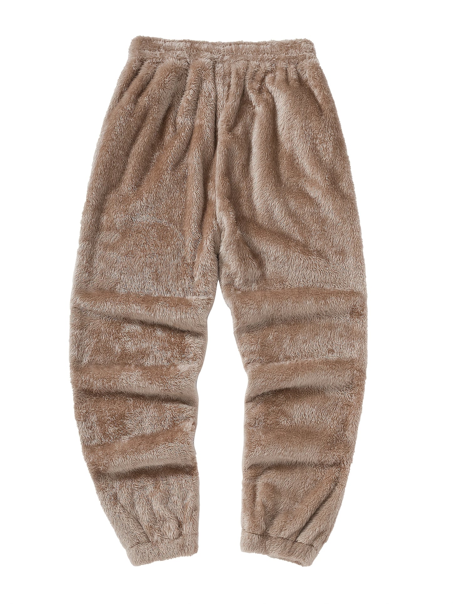 Men'S Solid Colour Hooded Sweatshirt with Long Pants, a Thickened And Warm Two-Piece Set.