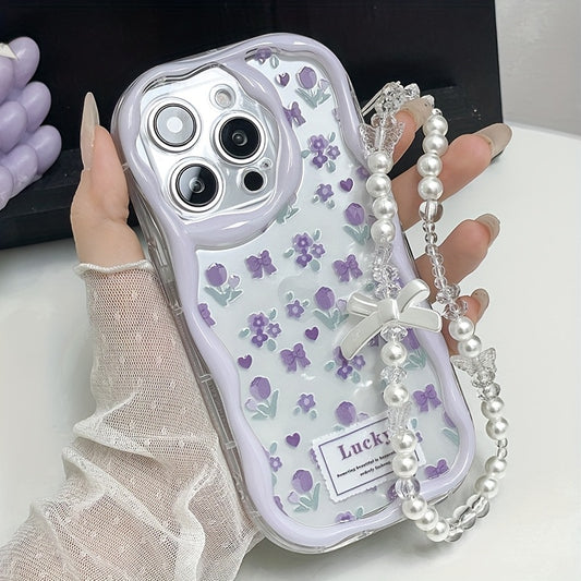 [Stylish Phone Case] Apple Series Shockproof Phone Case | Stylish, Thick, Unique Design, Cute Print with Lanyard Chain for 111213141516promax series A05/A15/A25/A35/A55/S23/S24Ultra/S25Ultra
