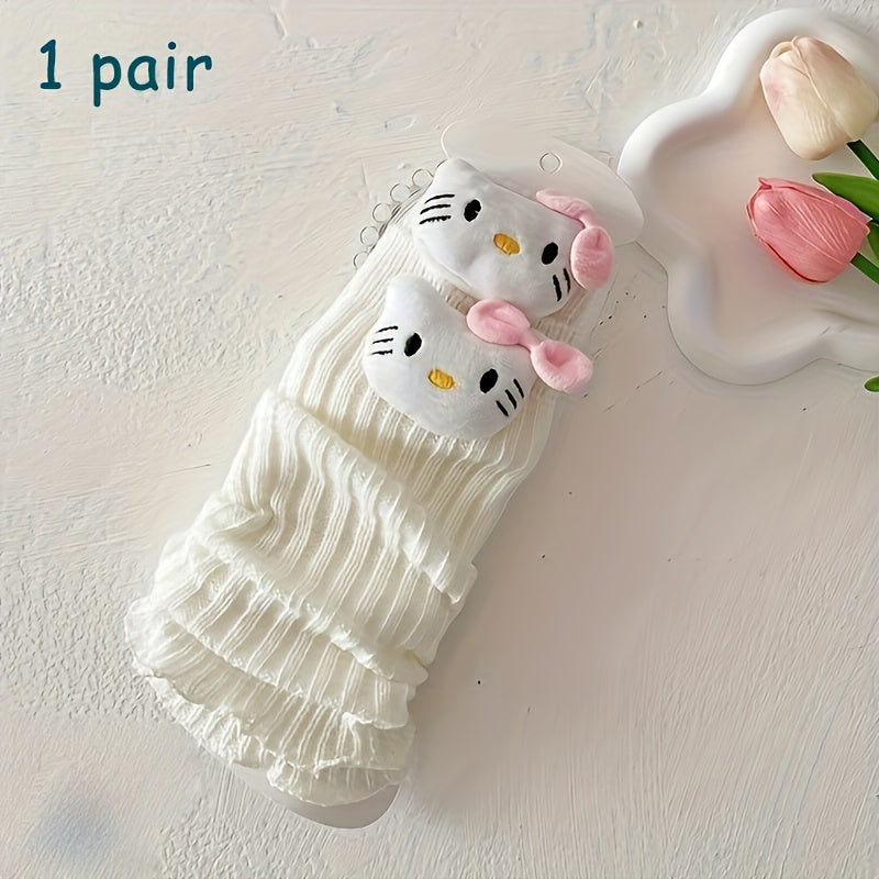 1 Pair Sanrio Hello Kitty & My Melody Women's Leg Warmers