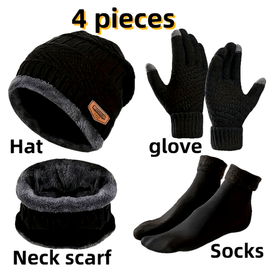 4pcs Winter Warmth Survival Set