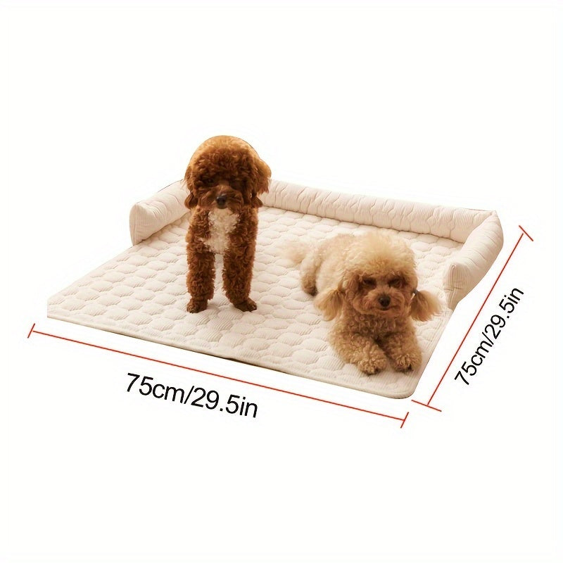 Luxurious Plush Pet Bed – Non-Slip, Scratch-Resistant Comfort