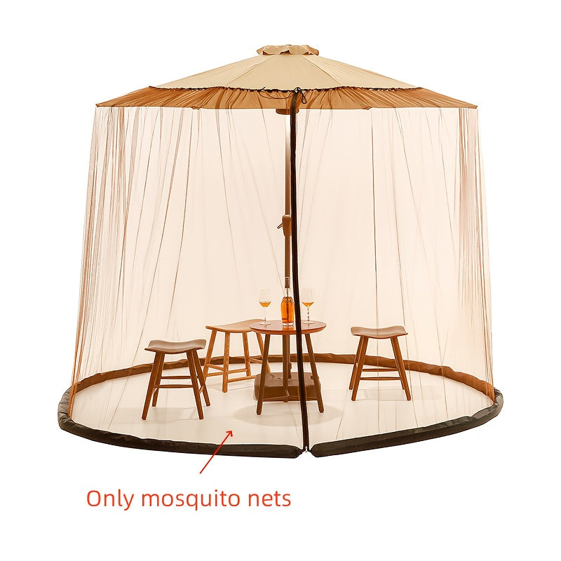 Green Outdoor Mosquito Net with Heavy Water Pipe Base - Durable Polyester, Zipper Single Door, Easy Installation for Beach, Garden, and Camping, Camping Essentials|Elegant Outdoor Setting|Durable Outdoor Netting, Mosquito Net
