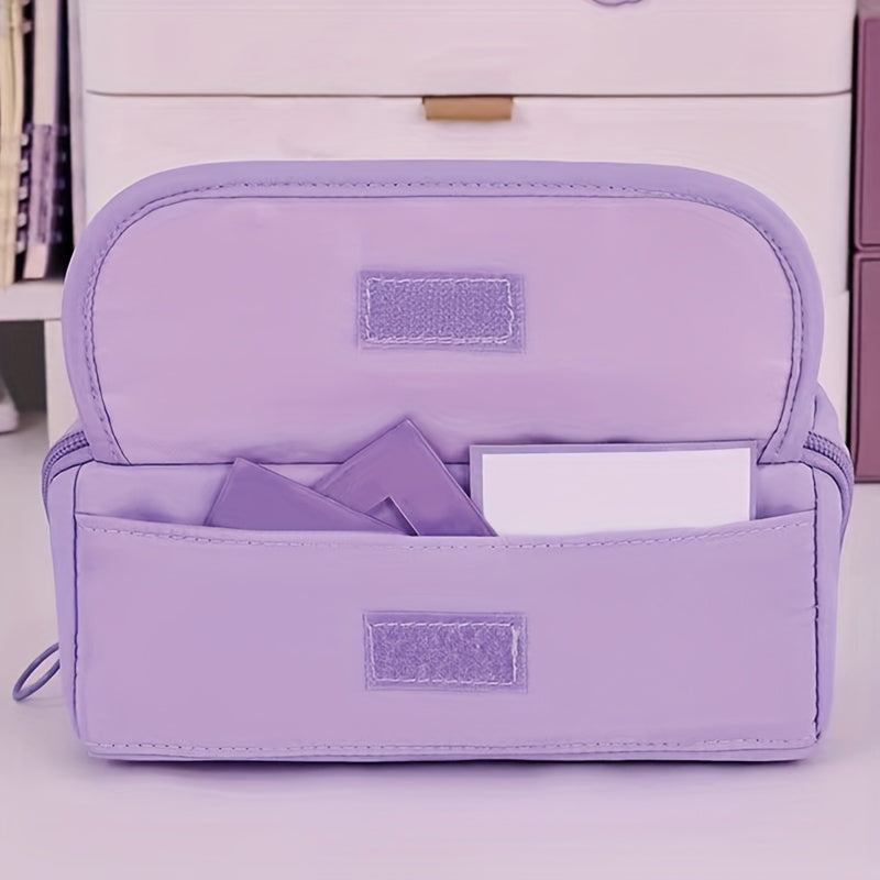 1/2pcs Large Creative Multi functional Pencil Box | New Desktop Organizing and Storage Stationery Box for Boys and Girls Office and Learning Portable Pencil Bag Learning Gift