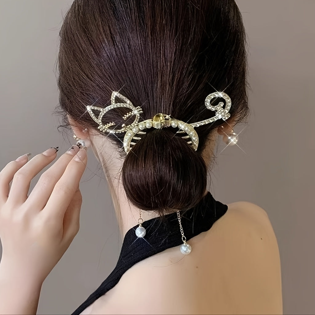 6pcs Creative Animal Design Metal Hair Clip Set, Stylish and Cute Hair Accessories for Everyday Use, Parties, or Gifts – Elegant Hairstyle Clips