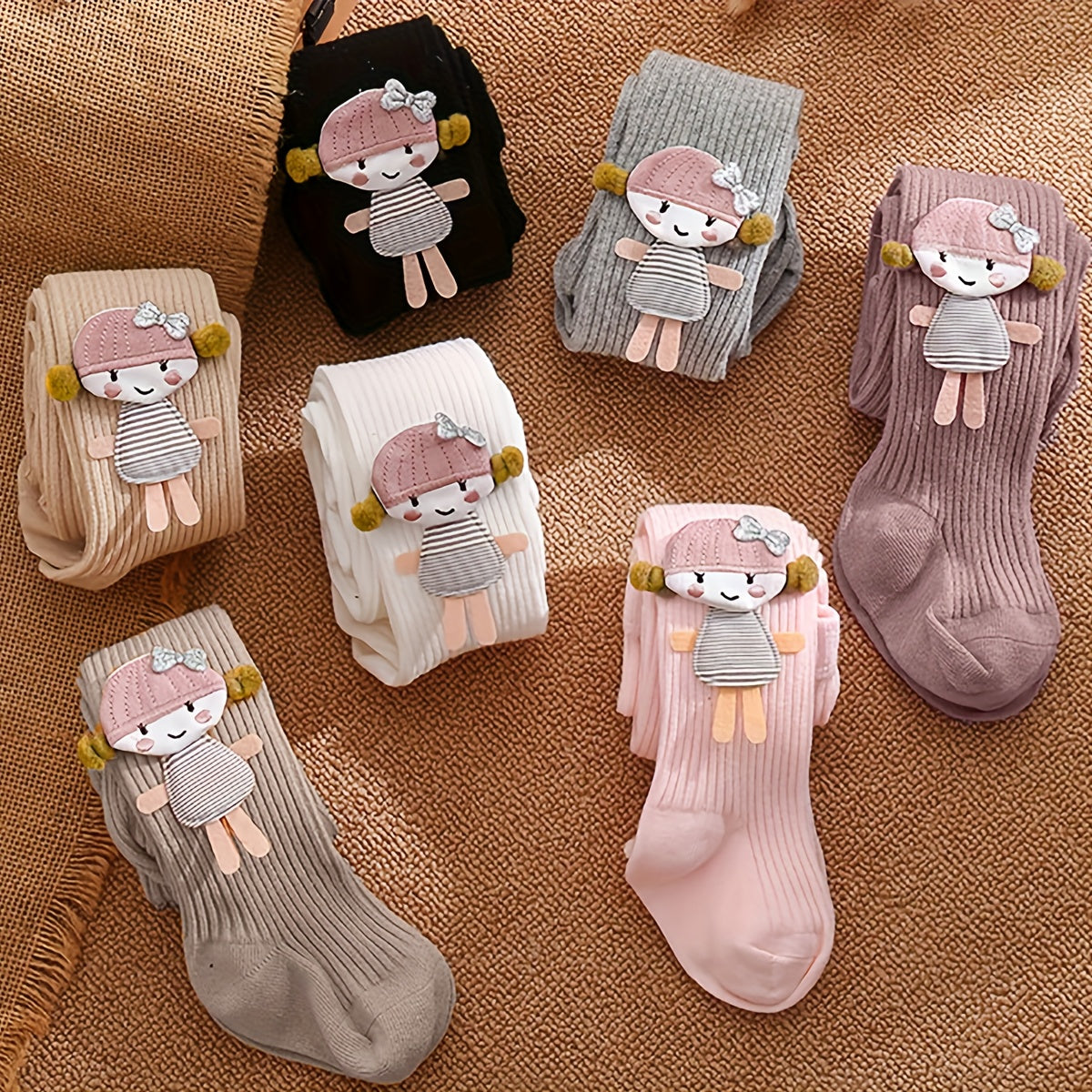 5-Pack Girls' Tights