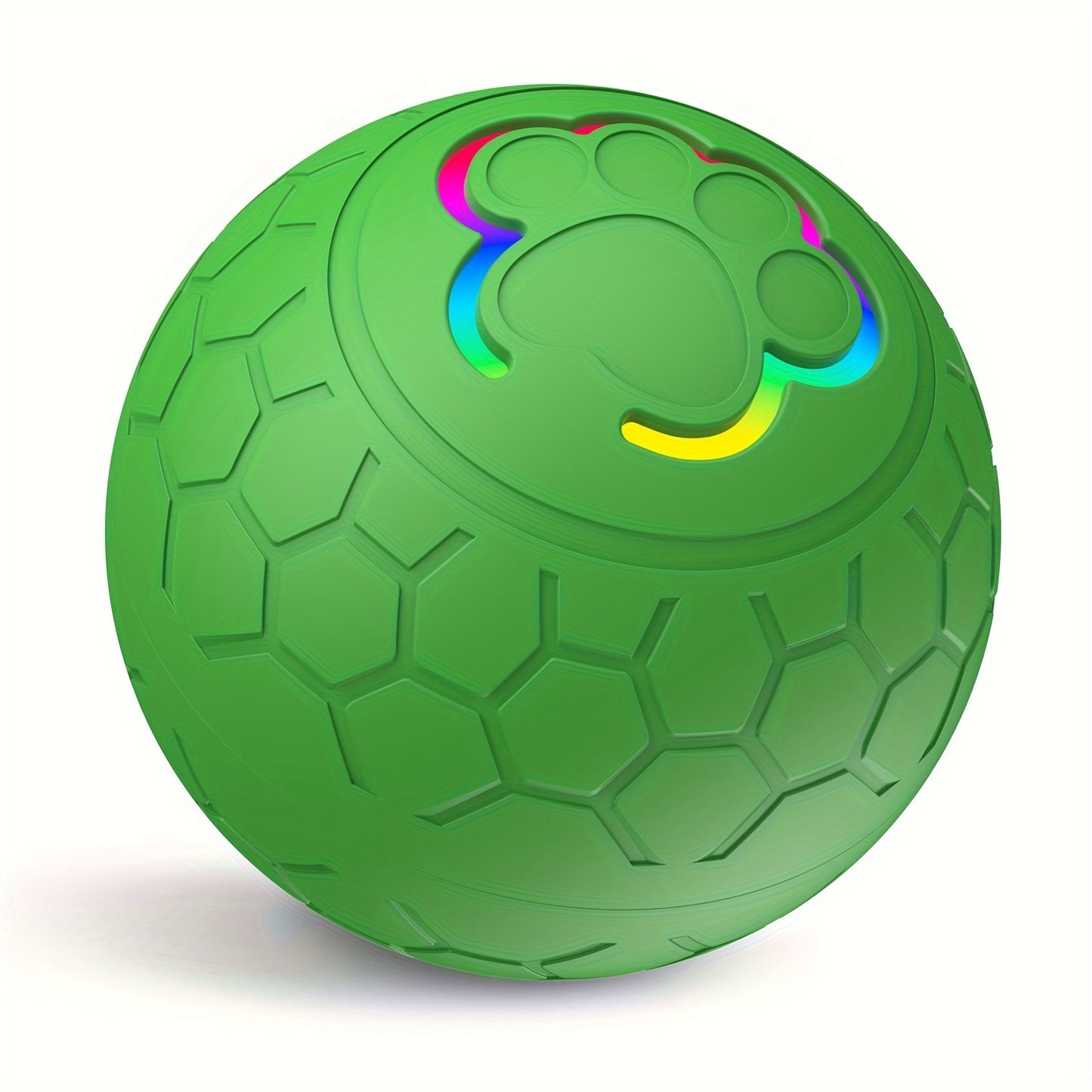 Smart Bouncing Pet Toy Ball – Rechargeable, Bite-Resistant, Interactive Fun