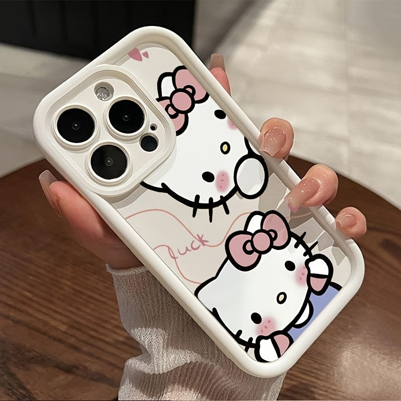 Sanrio Has Authorized Hello Kitty Cartoon Phone Cases Compatible with Iphone 16/15/14/13/12/11/XS/XR/X/78 Plus Pro Max TPU Cases.