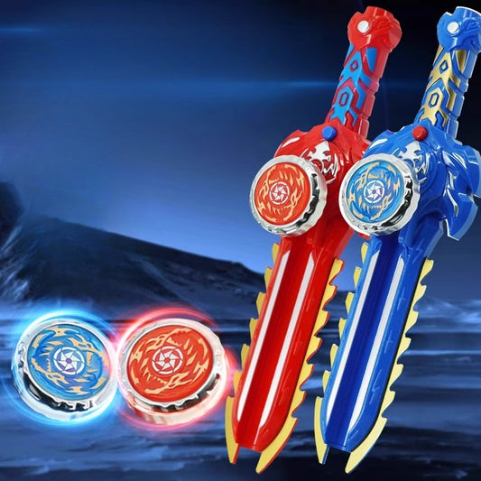 Battle Ready Luminous Gyro Sword Toy - Multiplayer Duel Spinning Top, Suitable for Teenagers