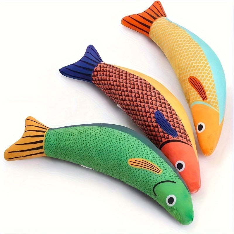 Crinkle Cat Fish Toy, Interactive Kicker, 1/2pcs Set
