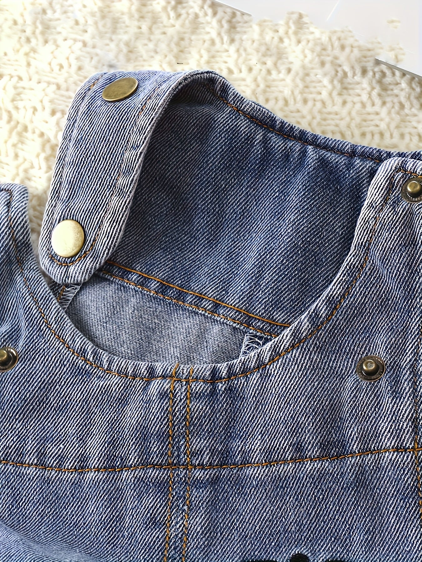 Stylish Rabbit Ears Overalls