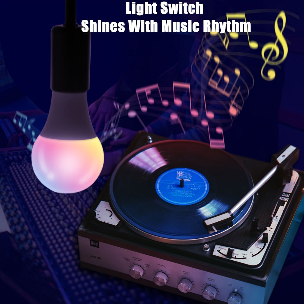 1PCS B22 LED WiFi Smart Light Bulb, RGB Smart Bulbs, 10W B22 Tuya APP Bulbs, Dimmable 16 Million Colours Changing Light Bulbs BT Control, 10W B22 Smart Tuya Bulbs Seting Timers, Scene And Music Sync, Voice Control Compatible