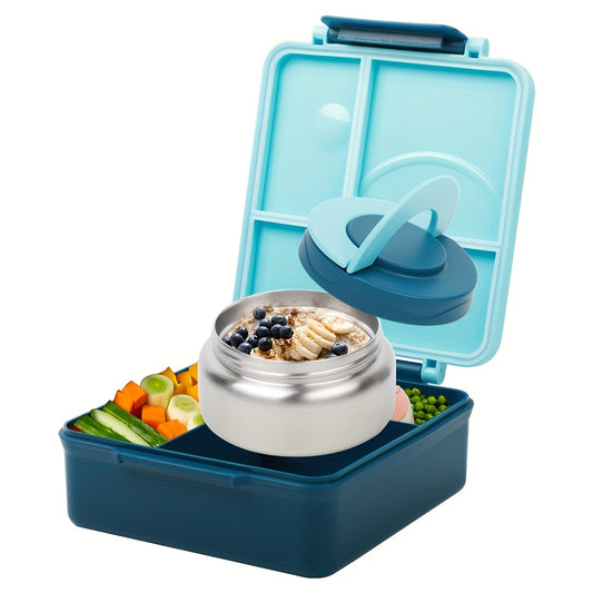 8Oz Insulated Leak-Proof Lunch Box with 4 Compartments