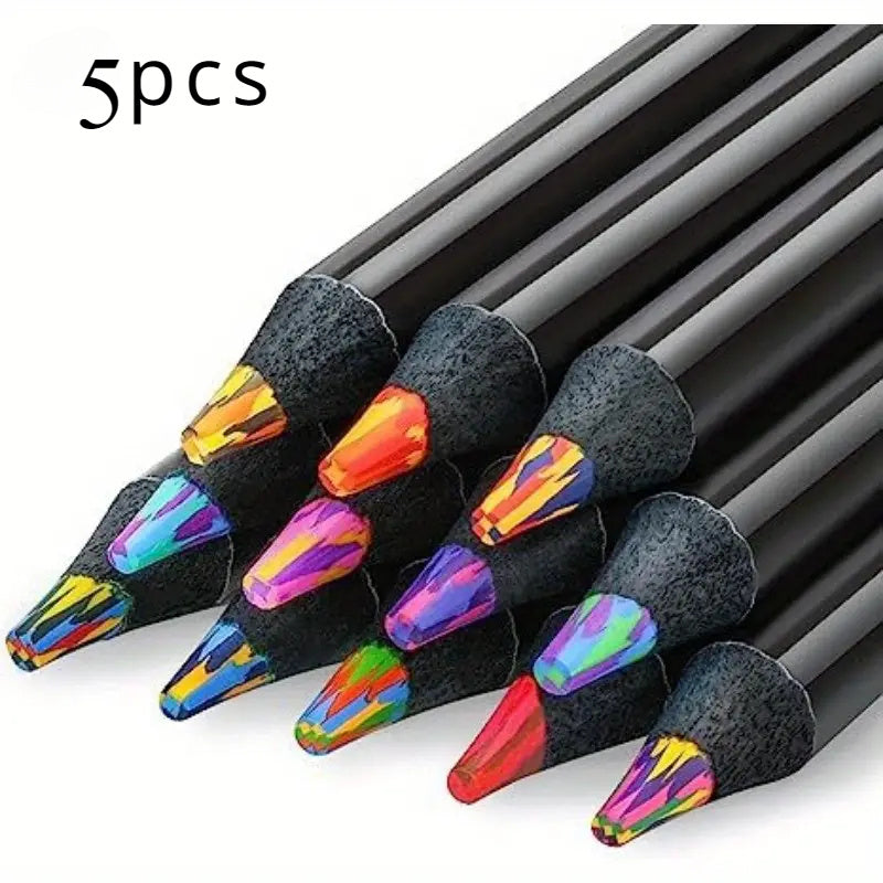 5/10pcs Rainbow Gradient Magic Pens