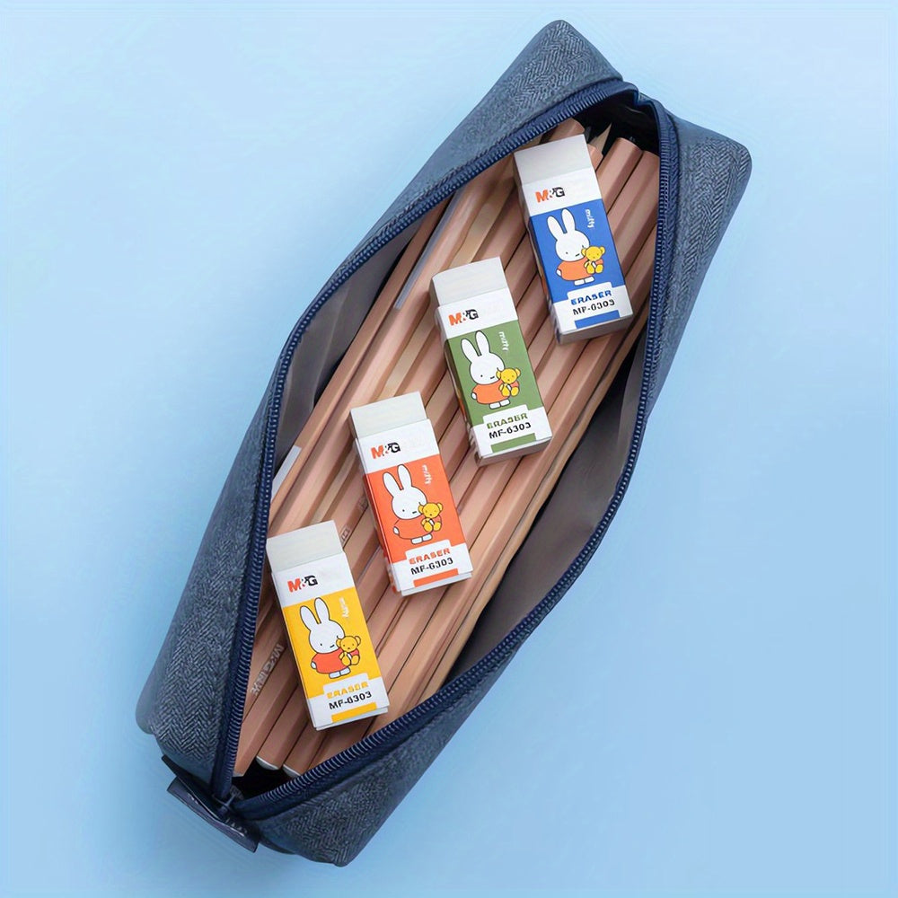 1pc Eraser for Exam and Drawing, Clean Erasing No Trace, Random Color, Student Stationery School Supplies by M&G