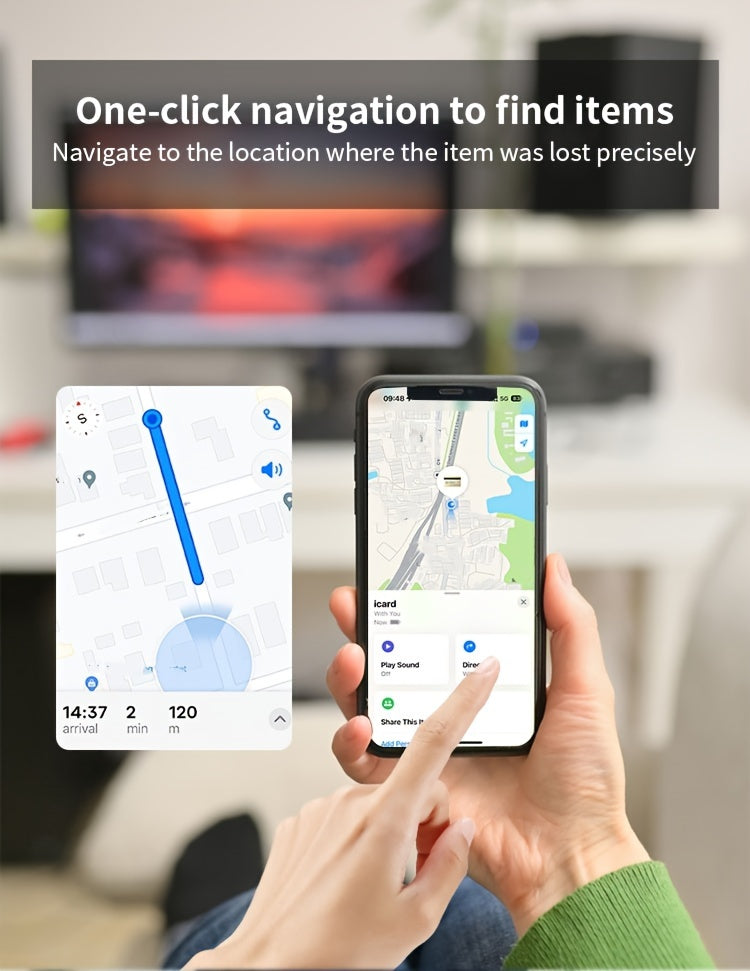 4pcs GPS Smart Tracker, Anti-Loss, iOS Compatible