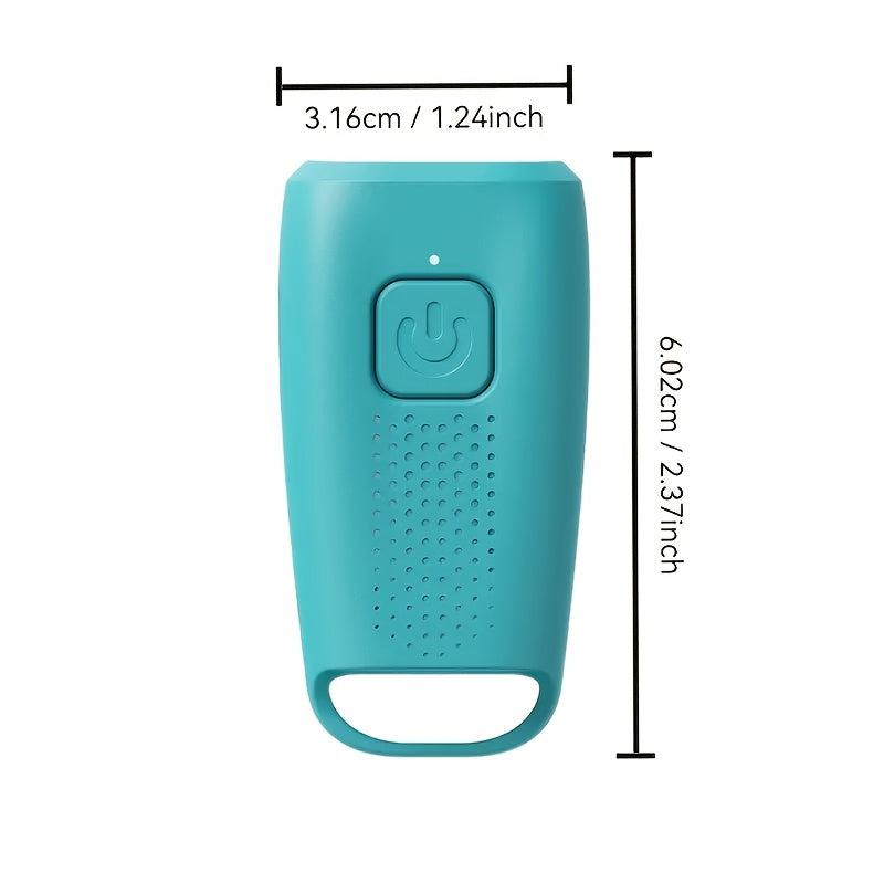 New Anti-Barking Device, Dog Barking Control System, Rechargeable Ultrasonic Dog Barking Deterrent, Suitable for Humans And Dogs, Portable for Indoor And Outdoor Use (Blue)