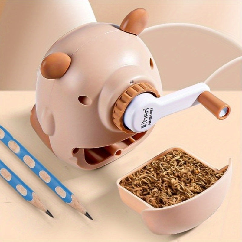 Creative Kawaii Capybara Pencil Sharpener | Stationery Item for School And Office | Measuring 80*80*100Mm, from Korea