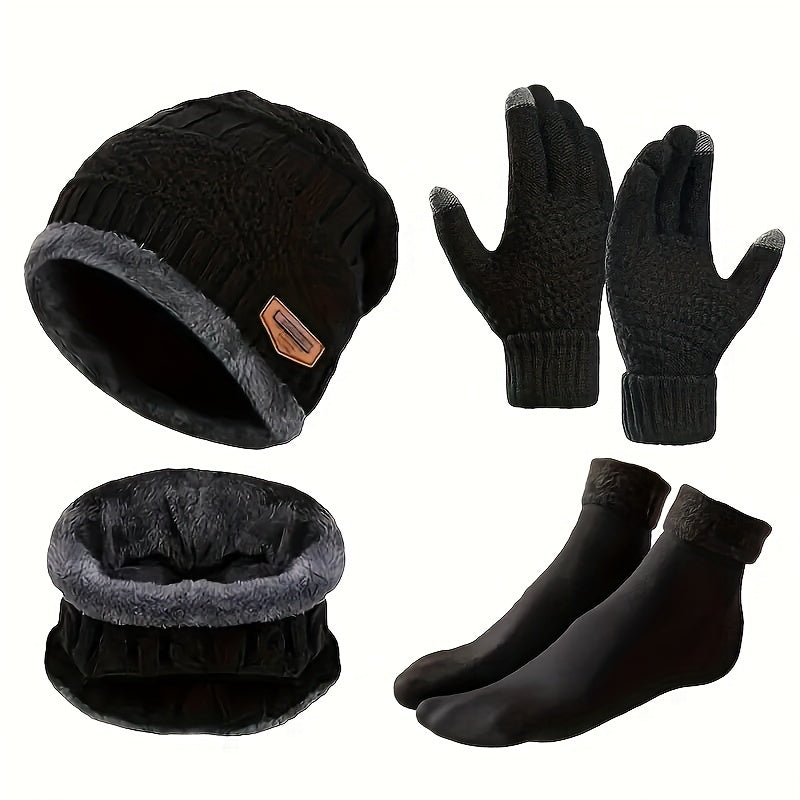4pcs Winter Warmth Survival Set