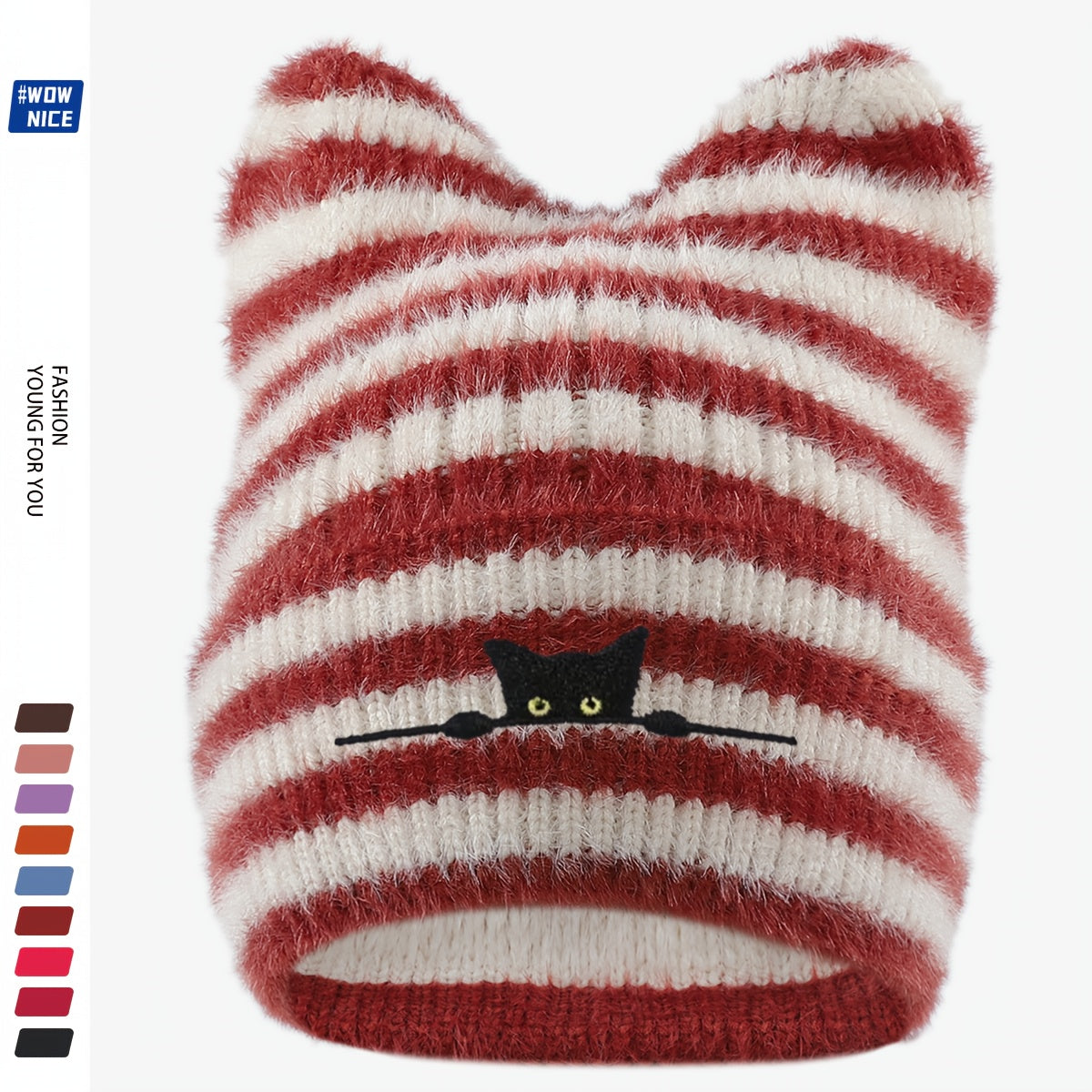 Women's & Men's Plush Winter Hat with Fluffy Ears