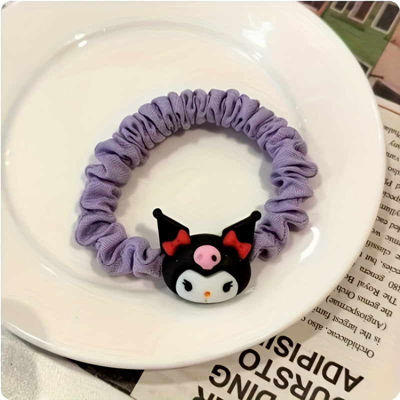 10pcs Sanrio Cartoon Hair Ties
