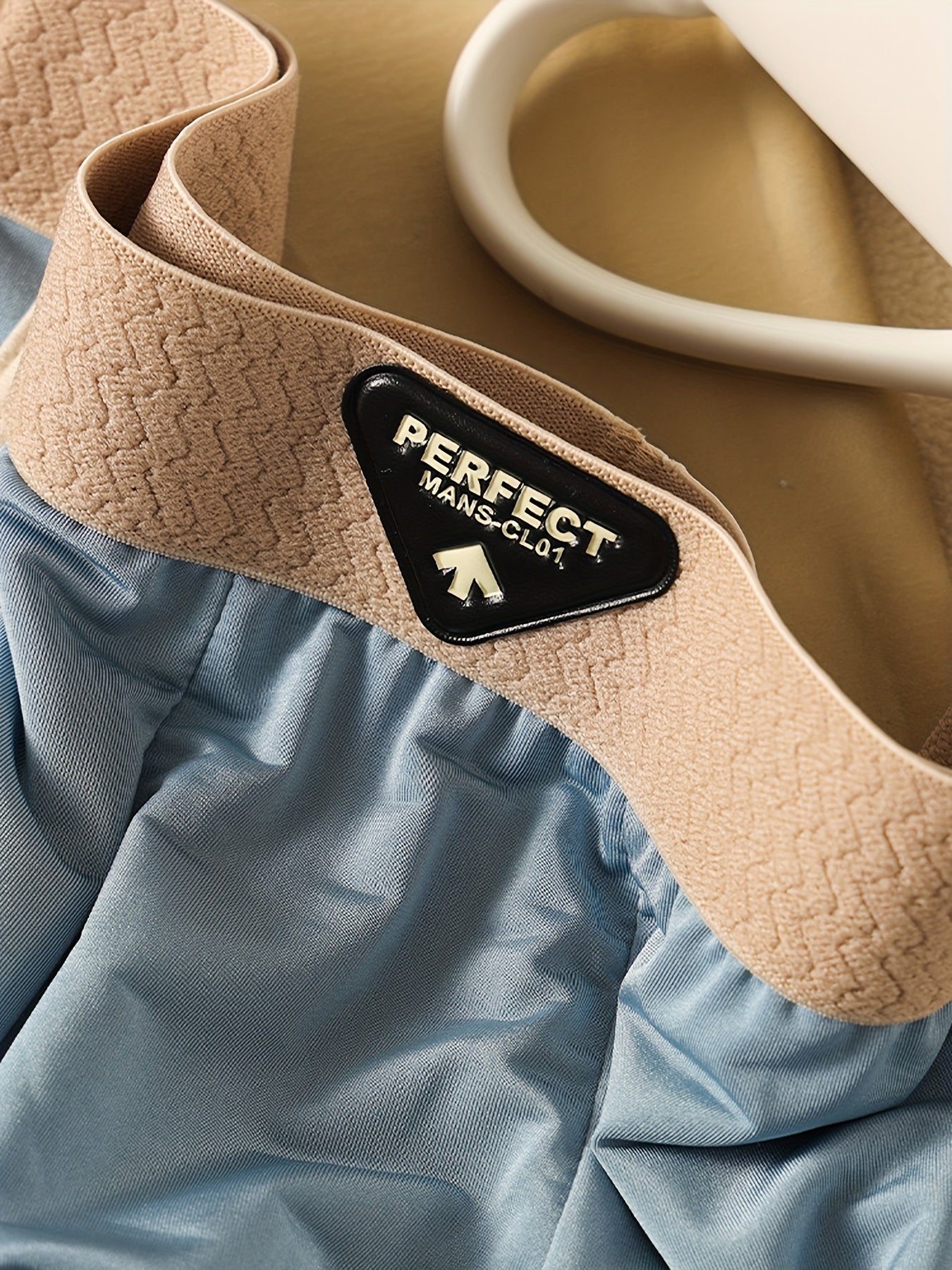 [Luxury Men's Underwear] 4pcs Men's Luxury Underwear. - Non-Transparent Ice Silky Fiber Boxer Briefs .