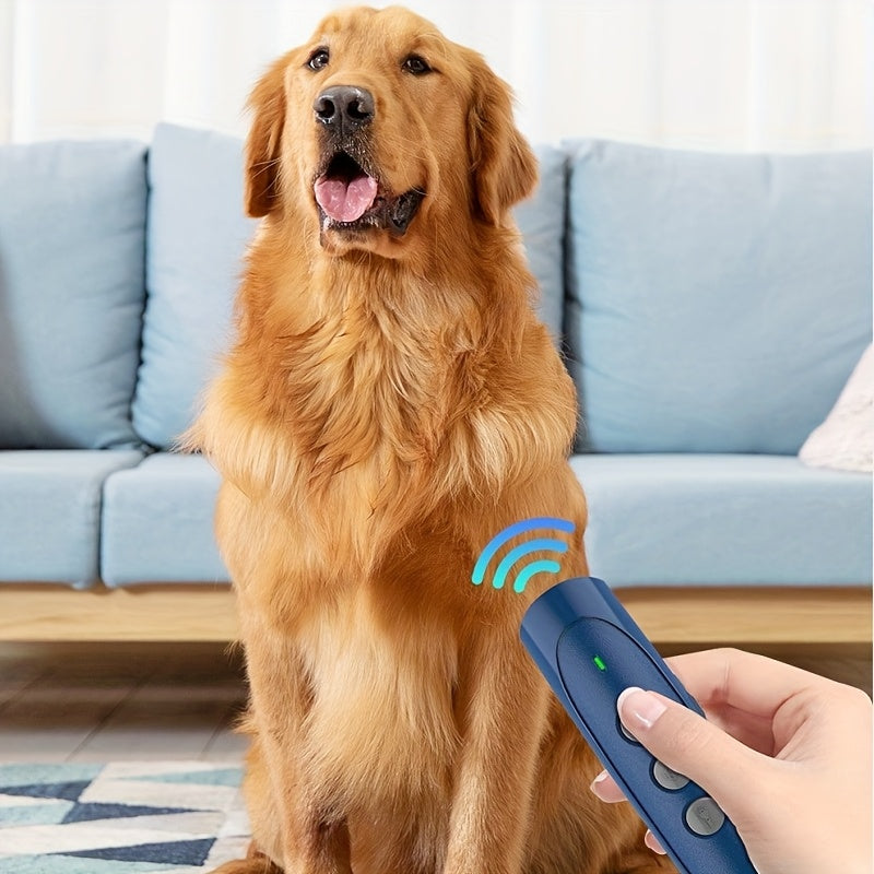 Ultrasonic Dog Bark Deterrent, Dog Barking Device, Gentle And Effective, Indoor/Outdoor Training And 3 Modes