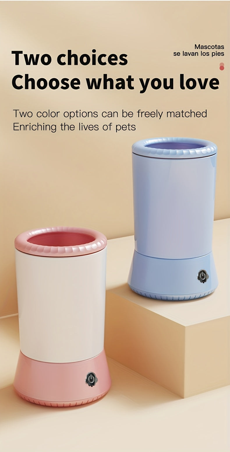 Rechargeable Dog Paw Cleaner - Portable, Gentle & Nourishing Pet Foot Washer for Outdoor Use - Easy-to-Use, Hygienic Solution for Healthy Paws Anytime, Anywhere!