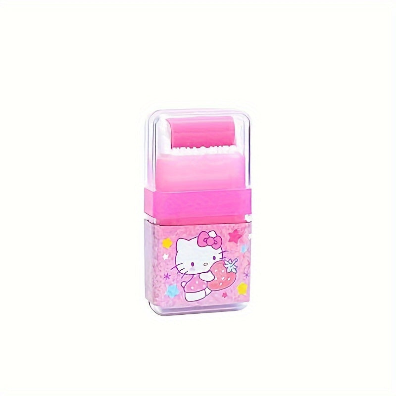 Sanrio for hello kitty & Friends Rolling Erasers for Youngsters - Cute Creative Designs with for my melody, for Cinnamoroll, and for pompompurin - Durable Synthetic Rubber - Ideal for Elementary School Students, School Suppli