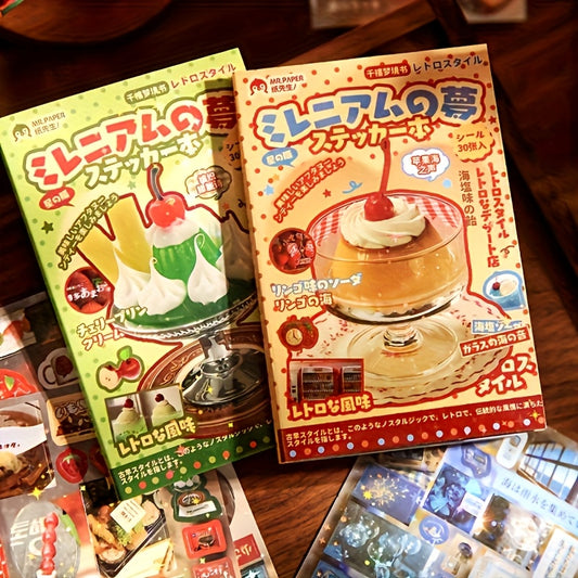 1/2pcs - Sticker Book Millennium Dream Series Ancient Style Stickers