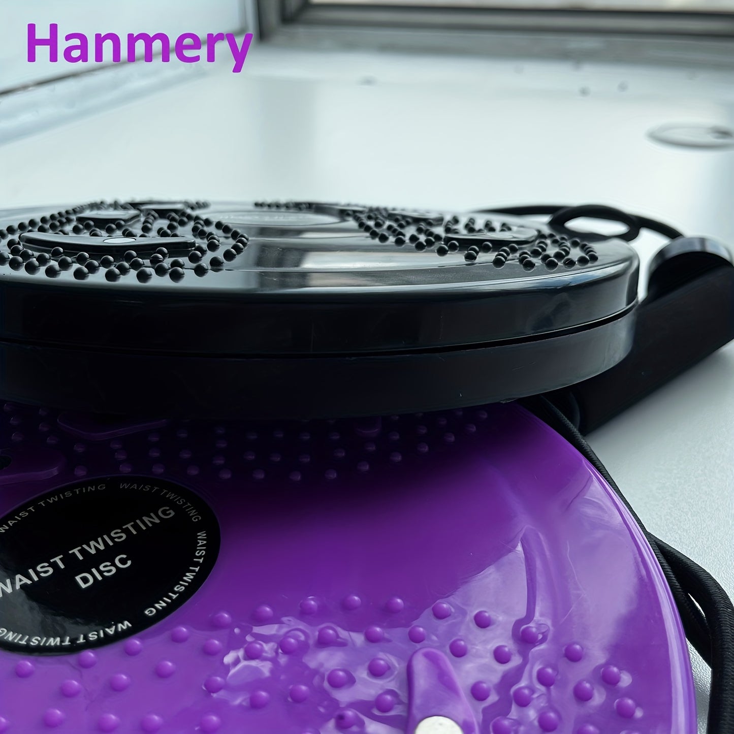 1pc Waist Twisting Plate - With Tension Pull Rope, Foot Massage Board - For Waist Training, Body Shaping, Fitness, 25cm/9.84in