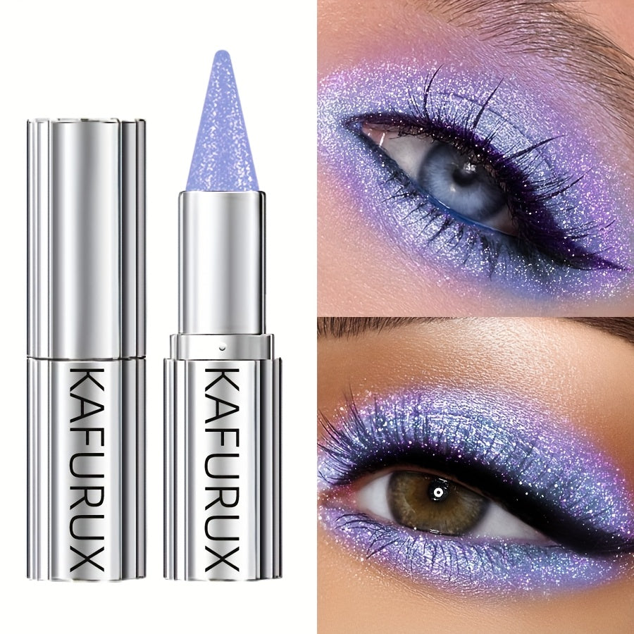 Waterproof, Sweatproof, Metallic Shimmer - Glitter Eyeshadow Pencil, Monochromatic Purple Pink, Creamy Texture for Bold Eye Makeup Looks, Makeup Essentials, Monochromatic Makeup, Eye Makeup Glitter