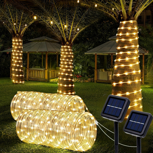 1pc Solar Tube String Light 8 Kinds Of Outdoor for Garden Decorative Lights, Weddings, Parties, Christmas Trees, Christmas,Thanksgiving,Halloween Holiday Decorative Lighting