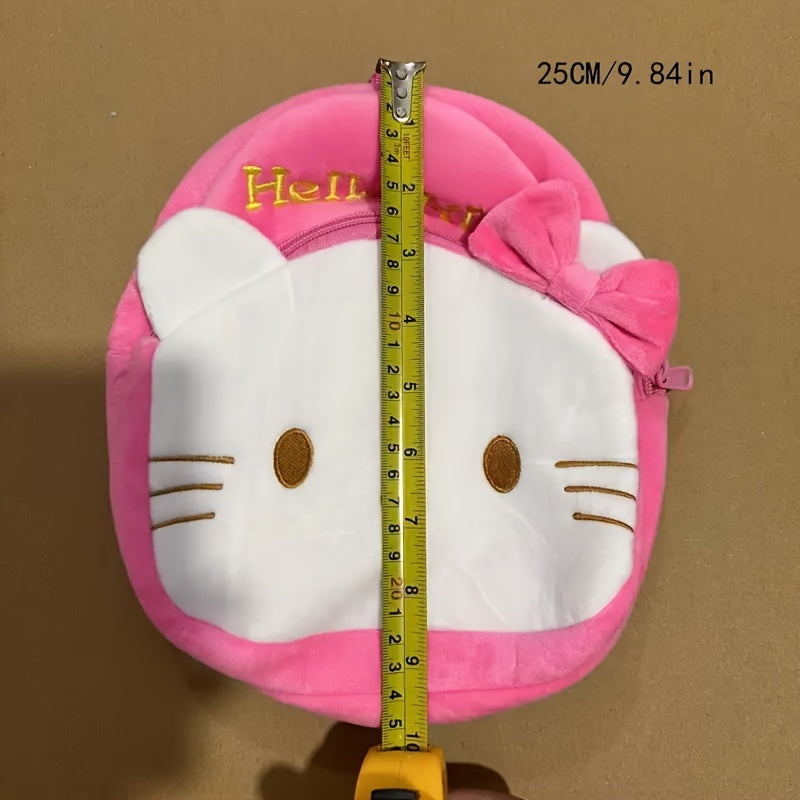 Cute Hello Kitty Backpack Cute Pink and White Hello Kitty Large Capacity Backpack.