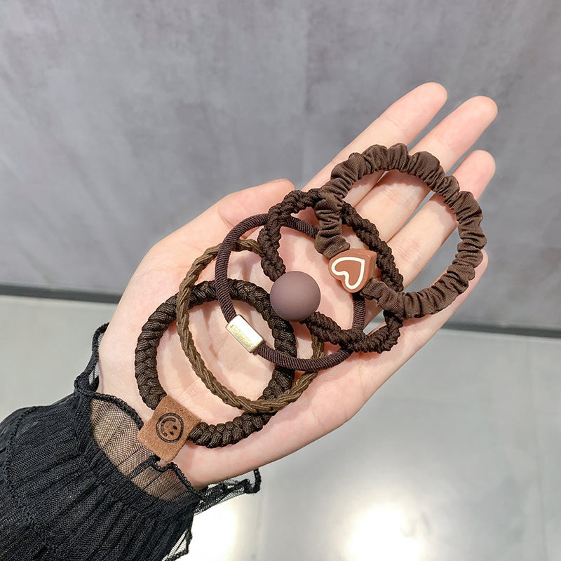 20pcs Hair Ties for Women - Cute and Sweet Bracelet Design, Non-Damaging Elastic Band Suitable for Fine/ Thick Hair, Ideal for Ponytails and Exercise