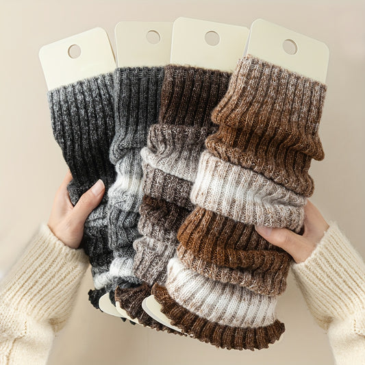 3 Pairs Women'S Thickened Leg Warmers