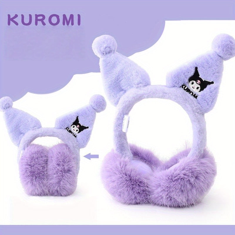 1pc Sanrio for kuromi & for My Melody 3D Thickened Ear Muffs