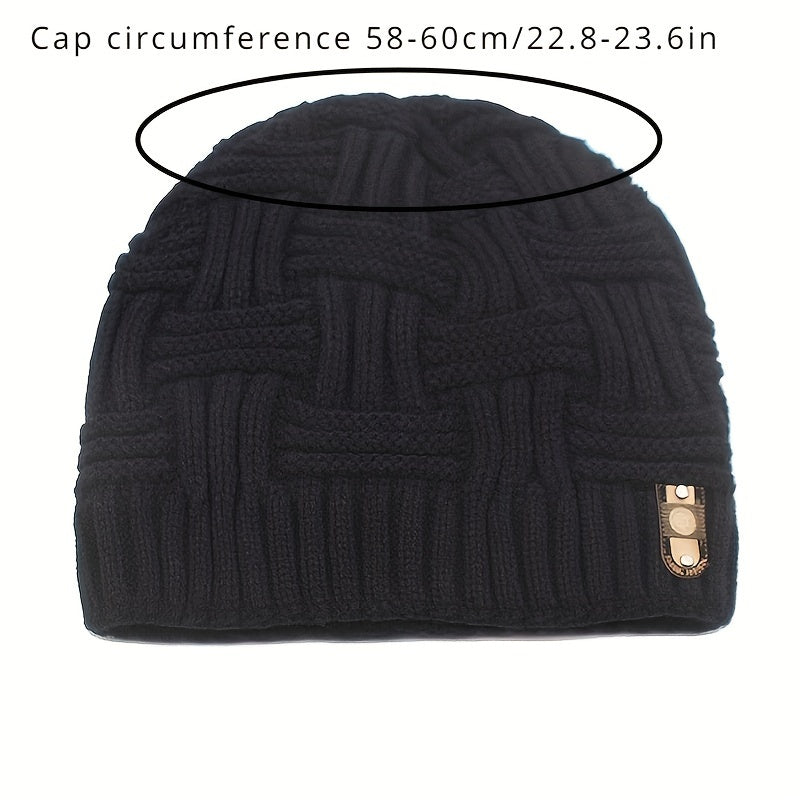 Skullies Beaines Unisex Cable-Knit Beanie Hat